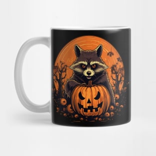 halloween raccoon Mug